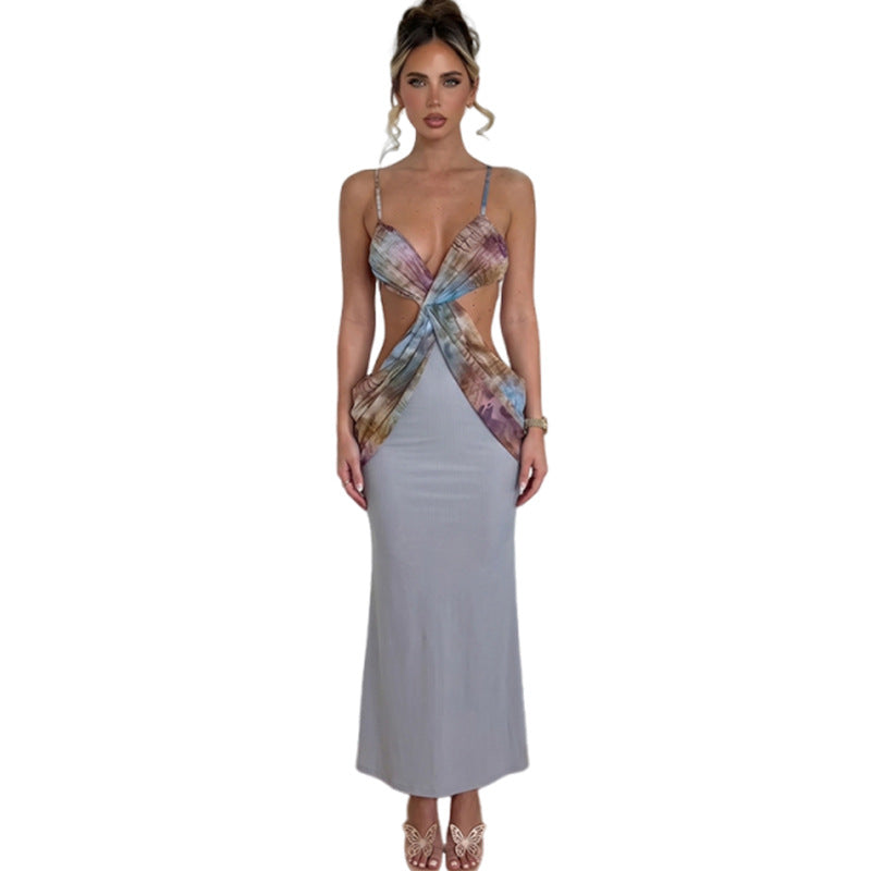 SXR K6D10164A summer backless suspender dress