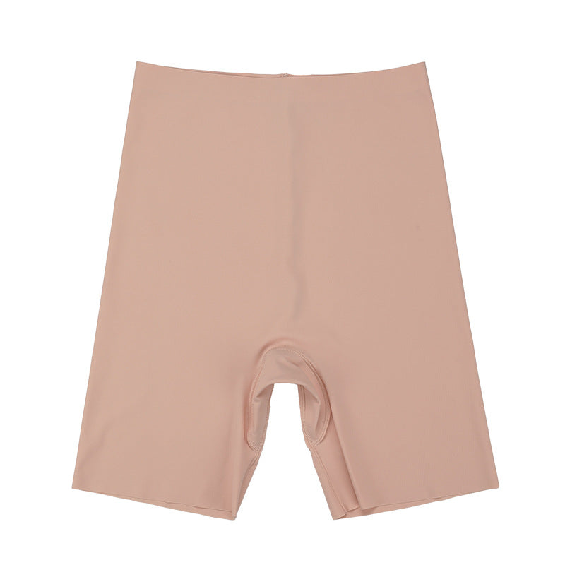 Seamless High waist hip-lift and belly shaping cotton crotch plus size underwear safety pants leggings anti-exposure sheath