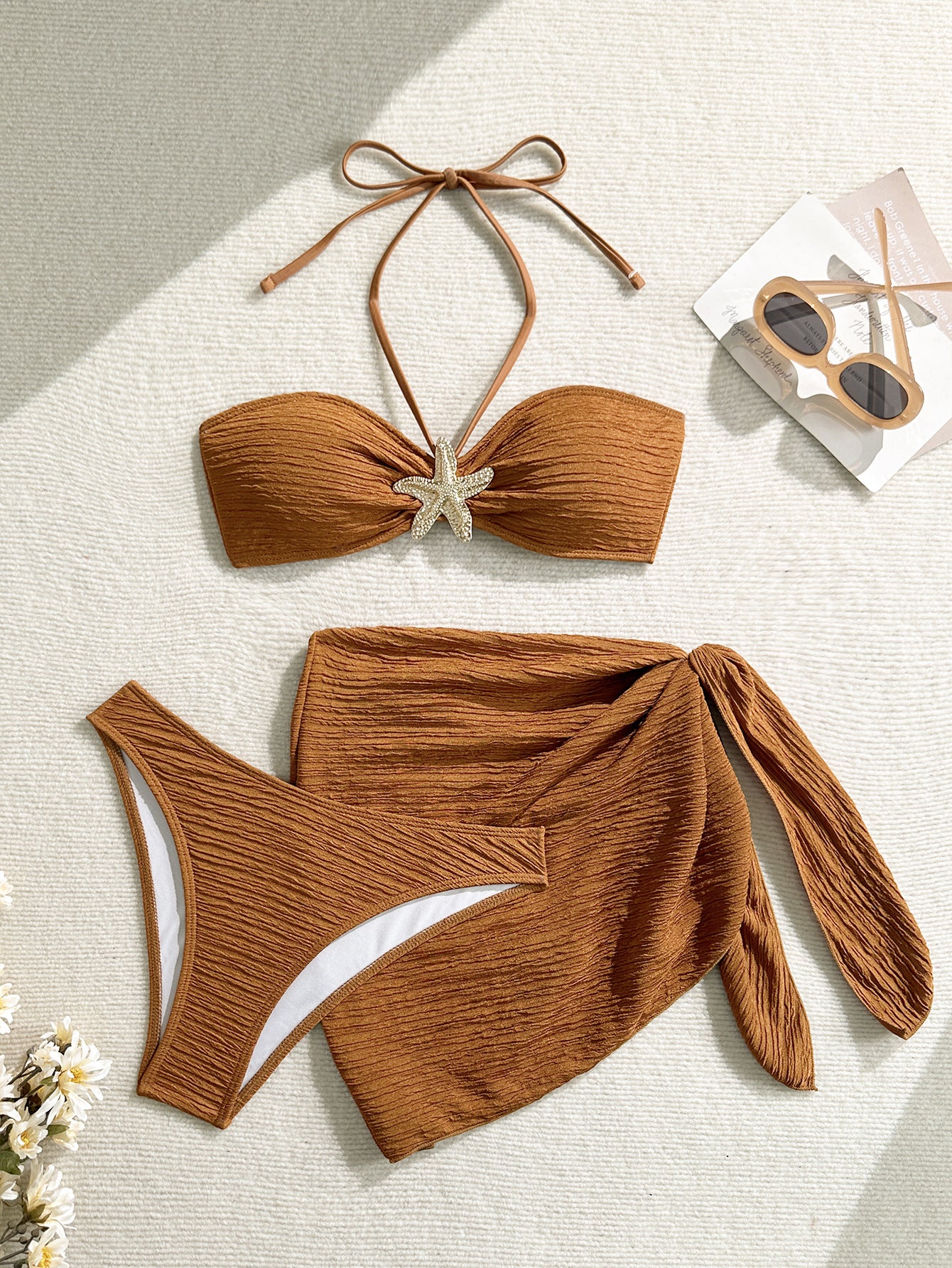 (4 days ready to ship) SY split three-piece bikini set