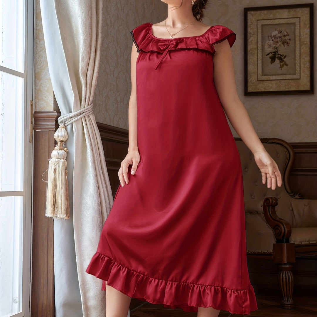 DNL dress plus-sized loose nightdress women