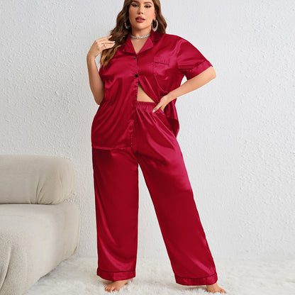DNL pajamas two-piece plus size loose trousers pajamas
