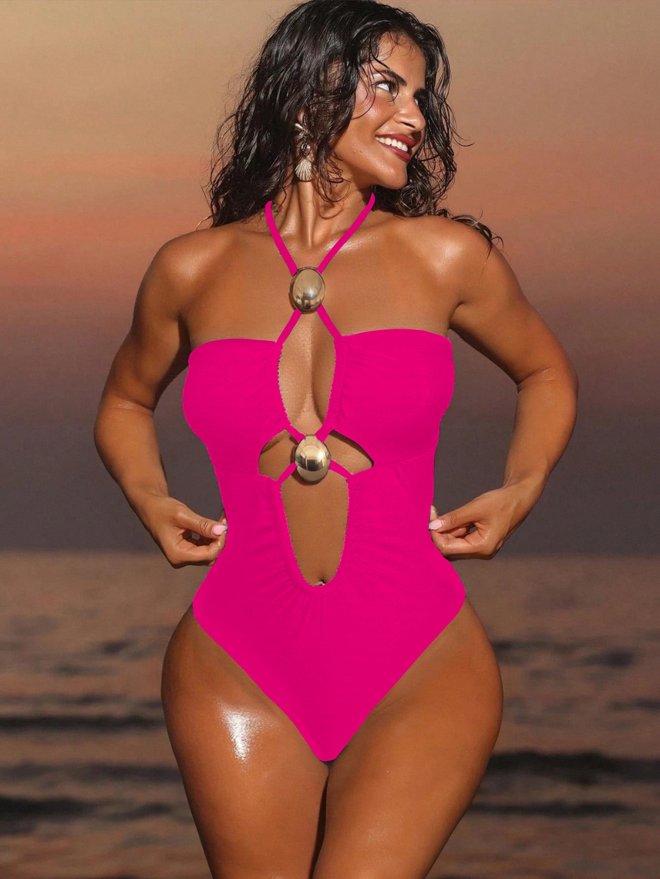 One-piece swimsuit bikini bikini6760