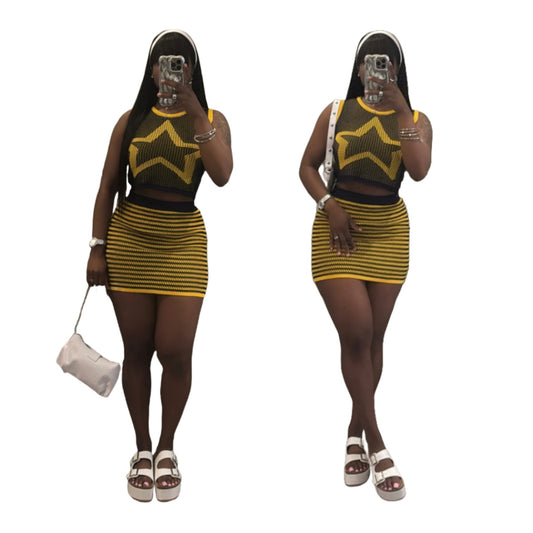 MZ (S-2XL) MX88638 vest short skirt high elastic suit