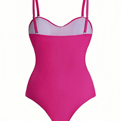 CL (L-4XL) bikini plus size swimsuit women's hollow Siamese two-piece blouse
