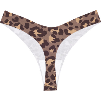 Printed sexy T-type invisible yoga seamless one-piece low waist fitness T-back