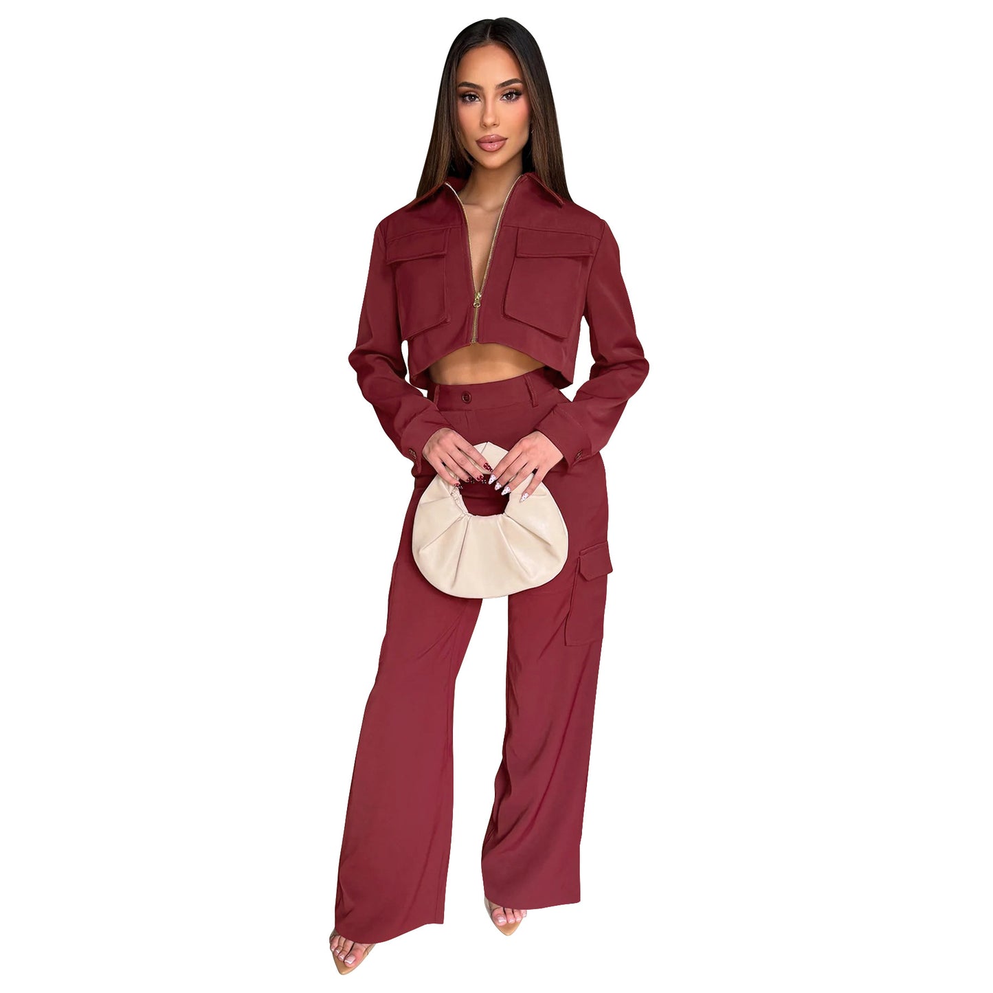 MYF (S-2XL) 10921 long sleeve overalls suit