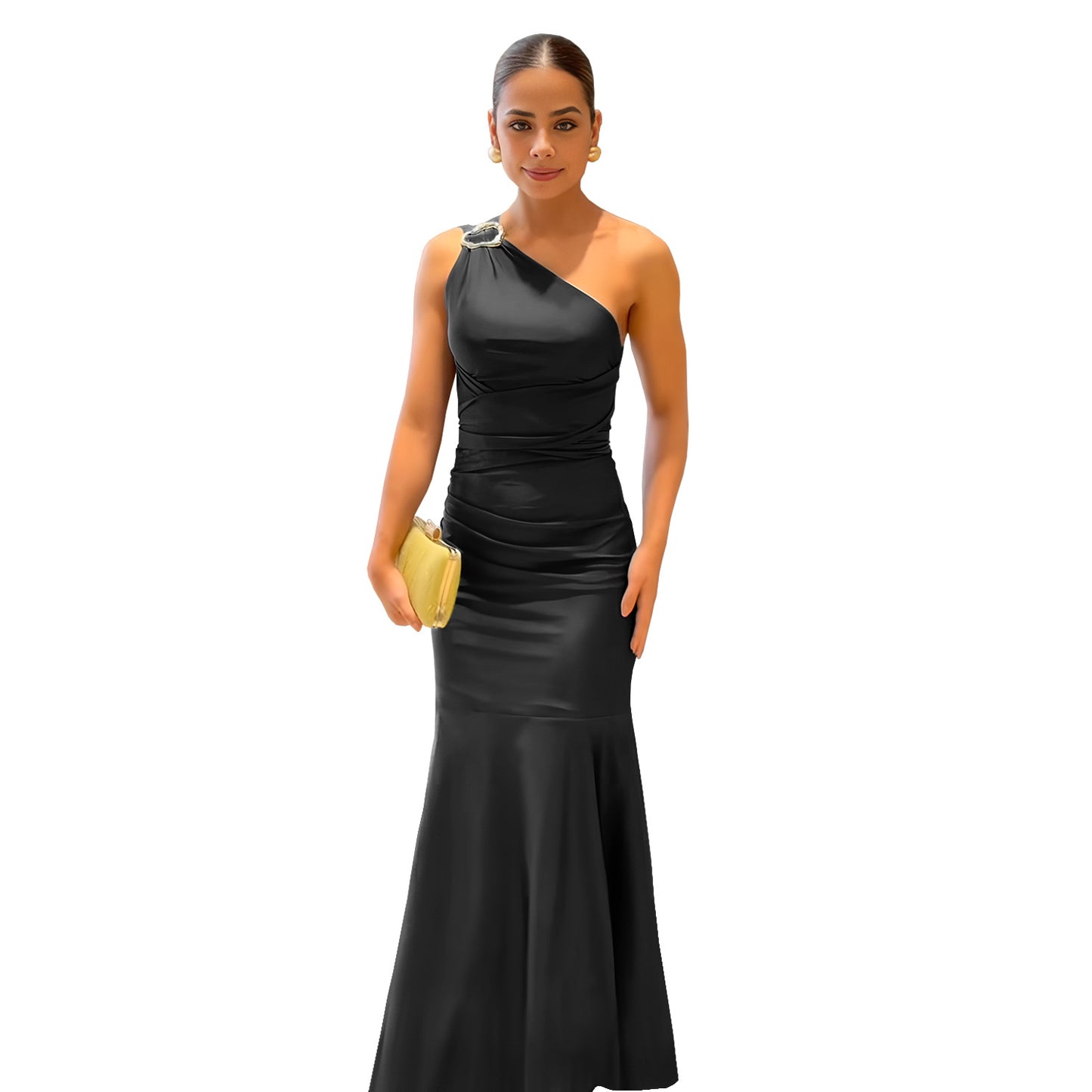 XYZ C7553 elegant tight fishtail dress