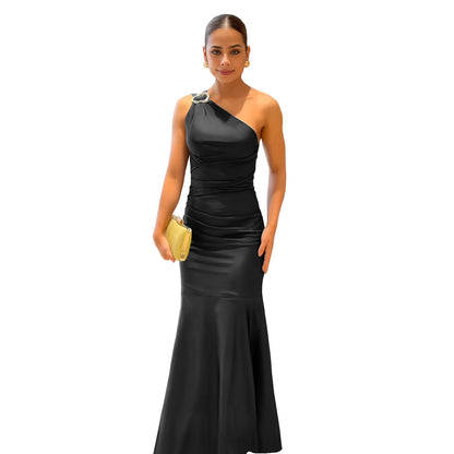 XYZ C7553 elegant tight fishtail dress