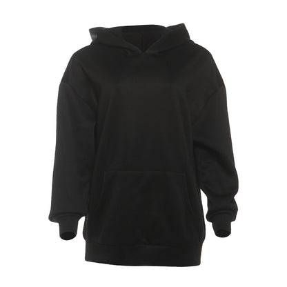 SXR fall winter fashion see-through mesh stitching long-sleeved hooded sweater for women