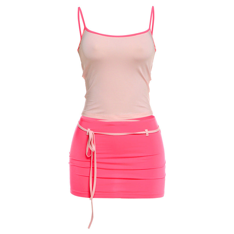 SXR K6S04467A camisole sheath skirt outfit