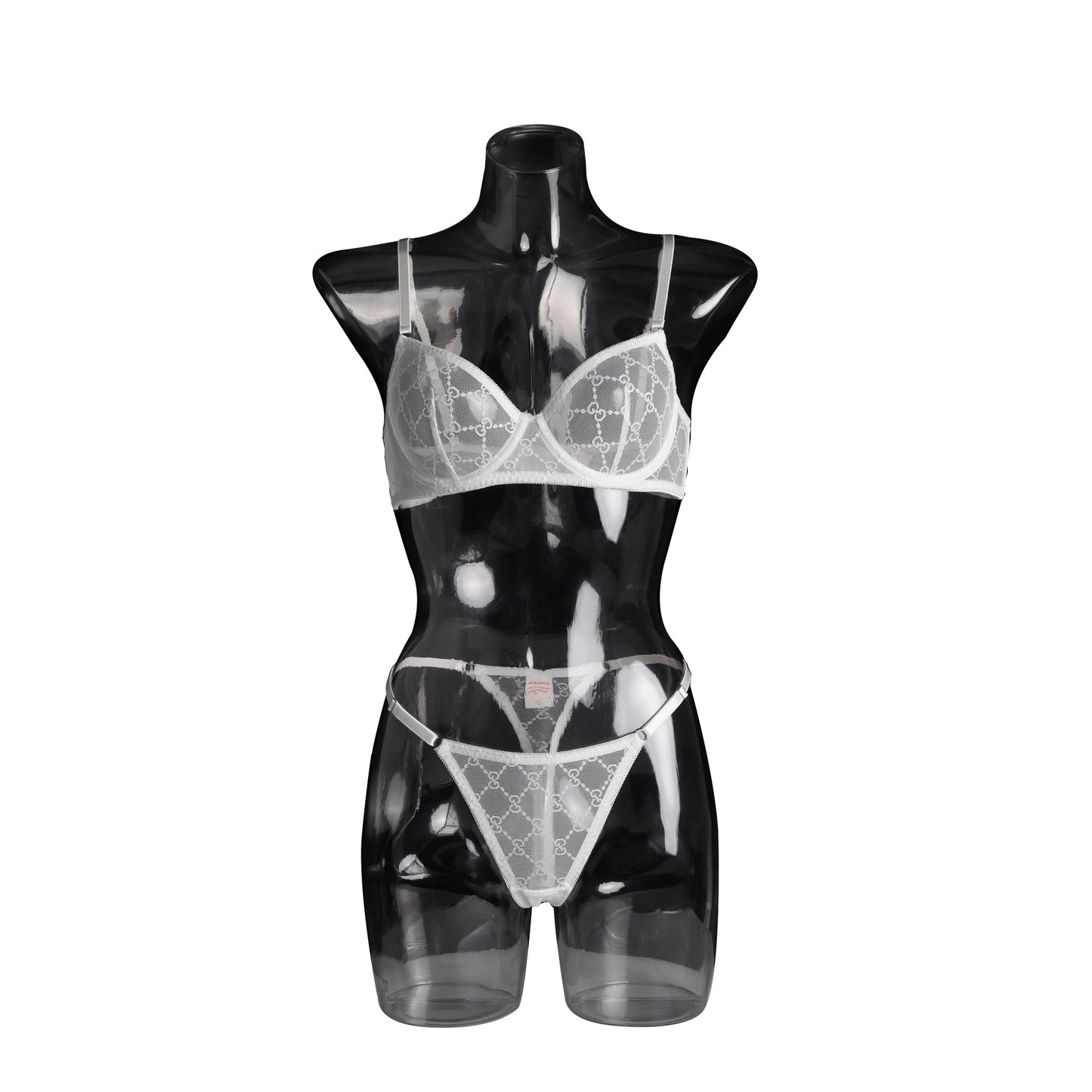Mesh comfortable see-through fun underwear two-piece