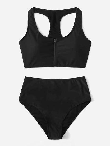 LF (L-4XL) 2026 swimsuit women's split leopard print plus size bikini