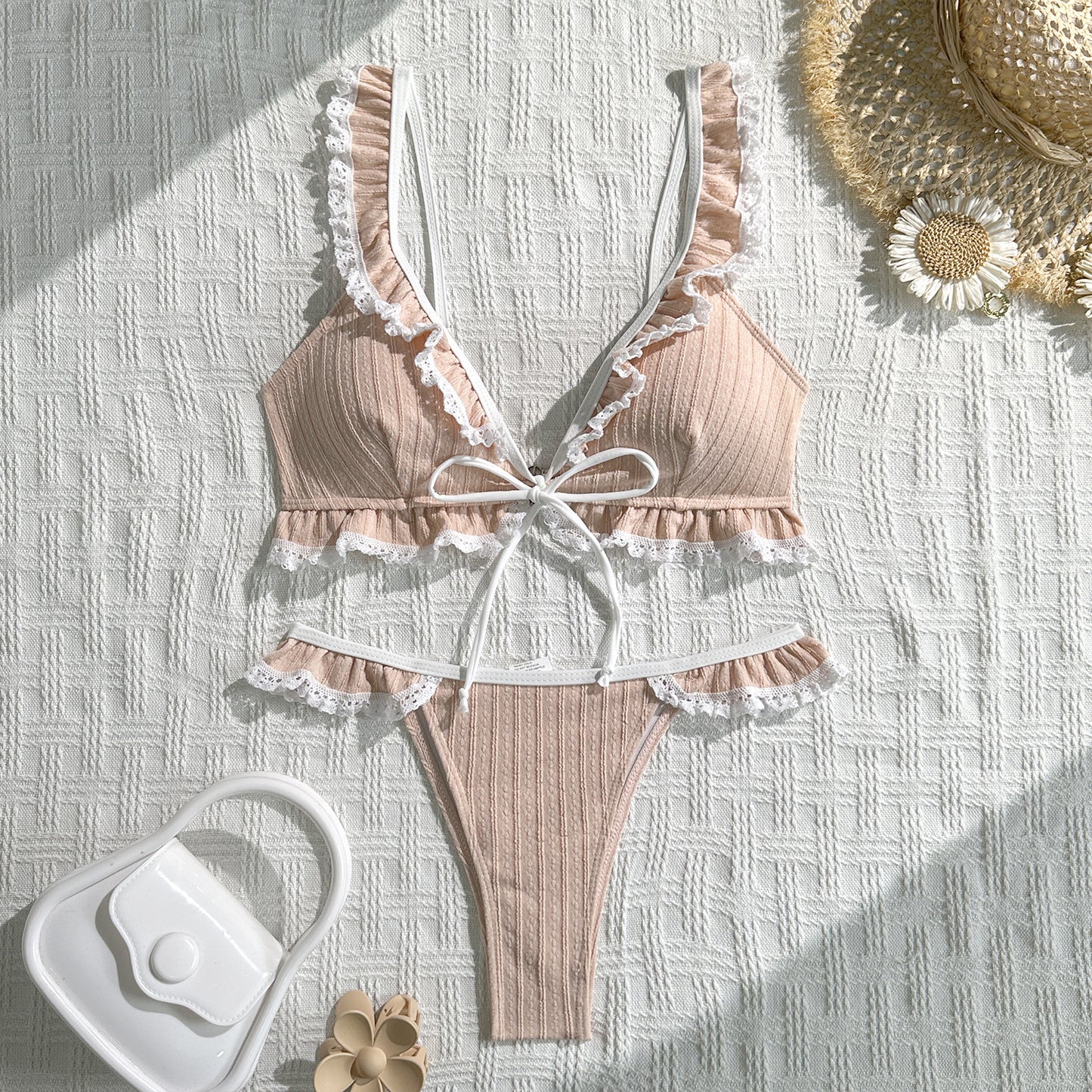 (4 days ready to ship) SY 2026 tether two-piece bikini