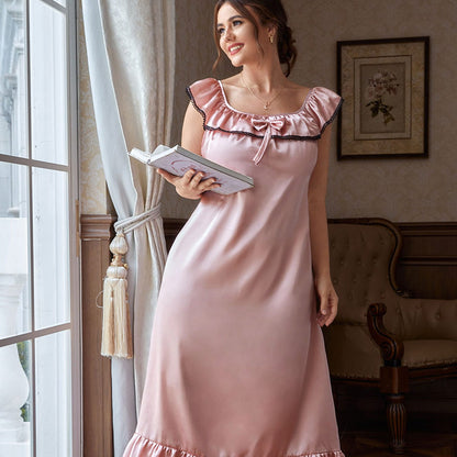 DNL dress plus-sized loose nightdress women