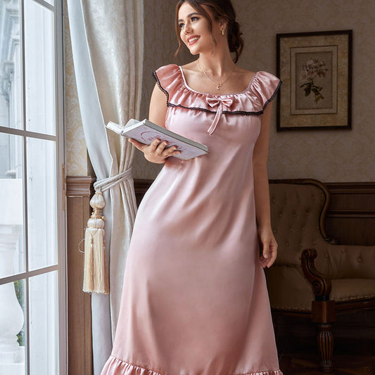 DNL dress plus-sized loose nightdress women