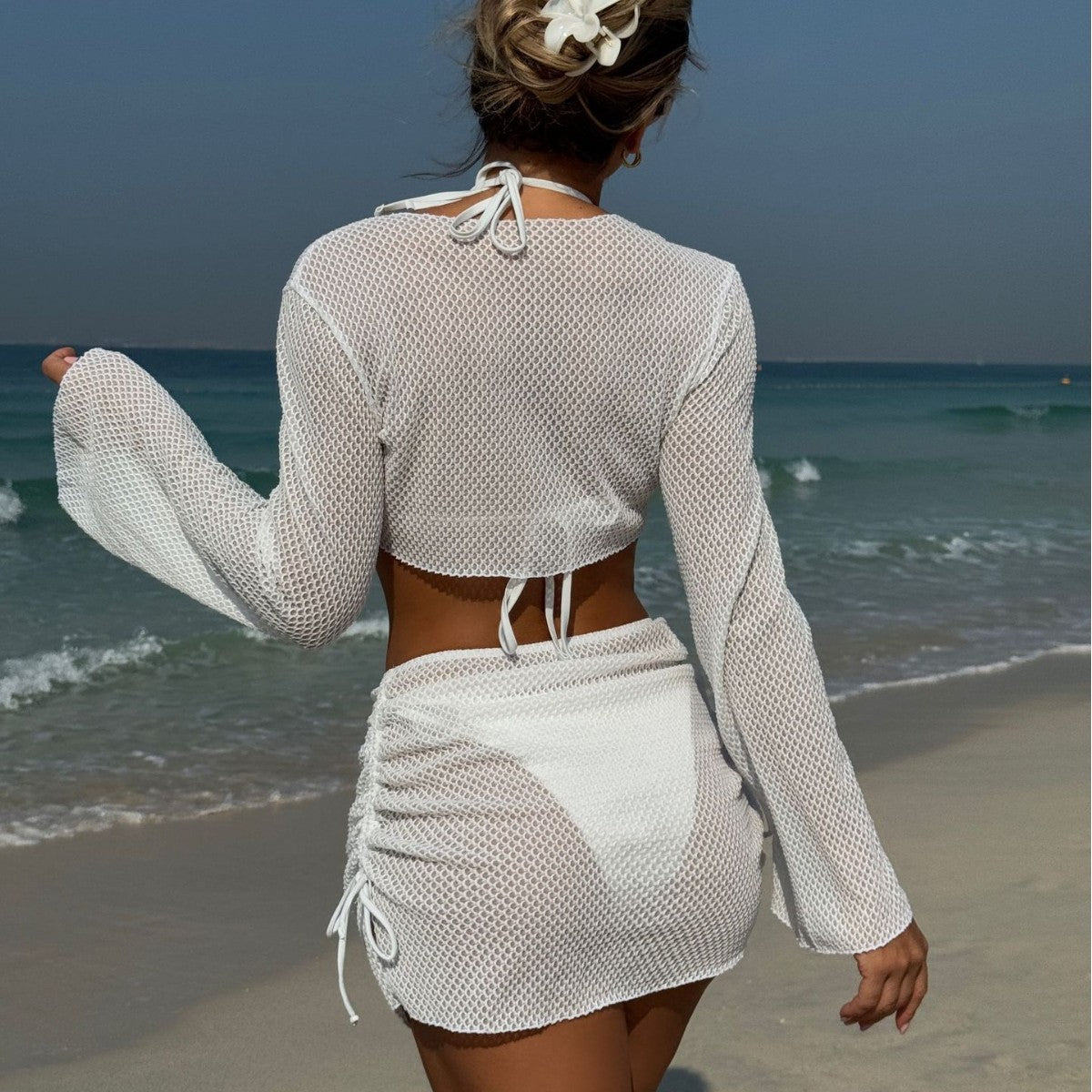(4 days ready to ship) SY Beach ins four-piece split swimsuit
