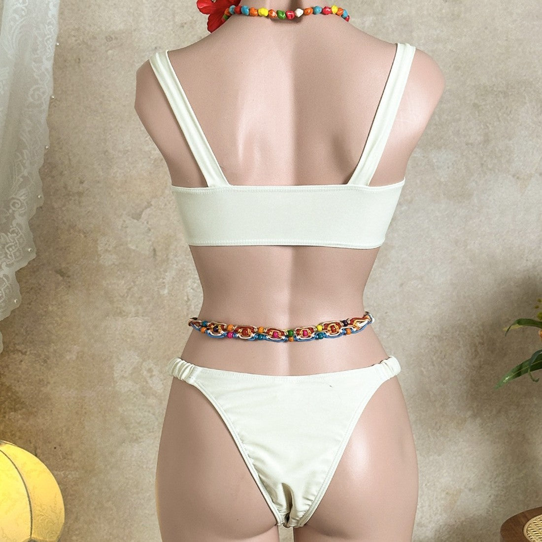 (4 days ready to ship) SY 2026 polyester printed two-piece suit bikini