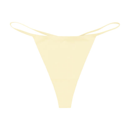 Low waist T-shaped panties seamless Ice Silk plus size a rope underwear animal pattern sports quick-drying T-back