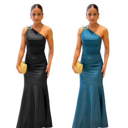 XYZ C7553 elegant tight fishtail dress