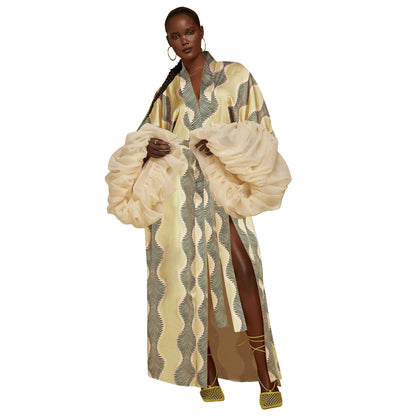 MYF 10889 cardigan Sea sun protection shirt beach print blouse coat