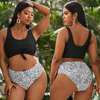 LF (L-4XL) 2026 multi-color bikini plus size sexy split women