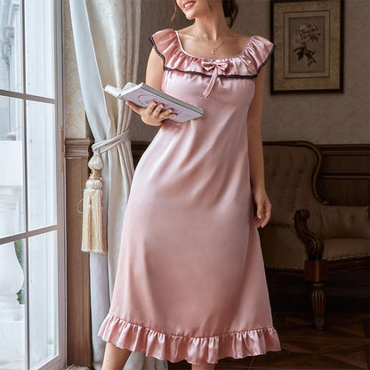 DNL dress plus-sized loose nightdress women