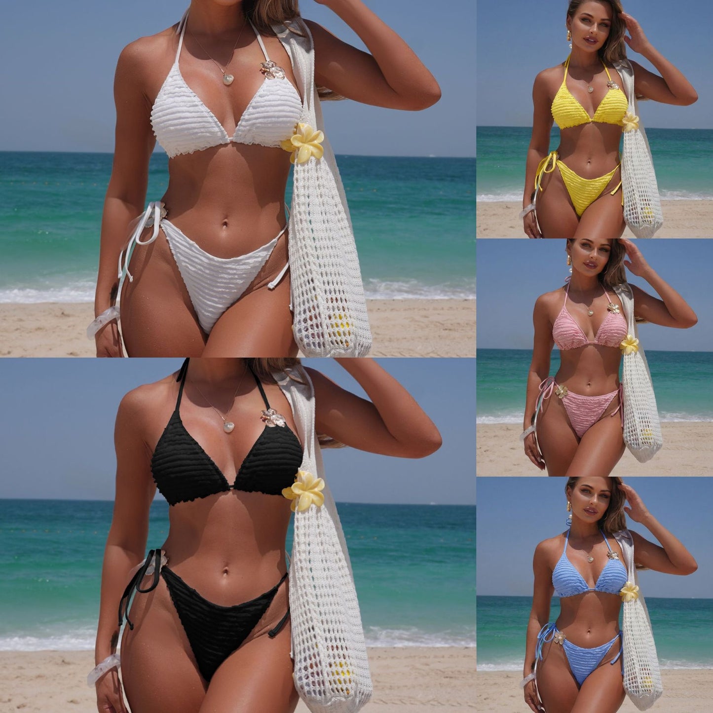 (4 days ready to ship) SY 2026 strap two-piece bikini split