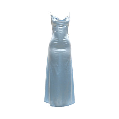 SXR K6D08687A backless Pearl suspender dress