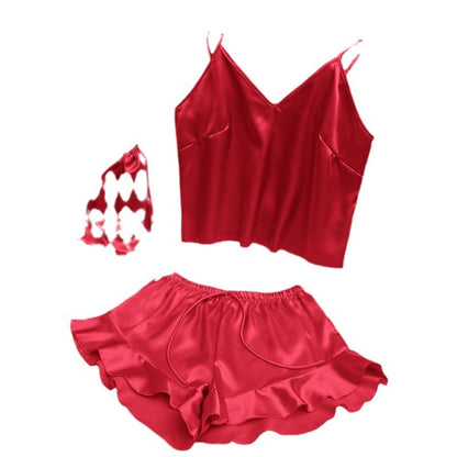 DNL camisole shorts shorts three-piece suit