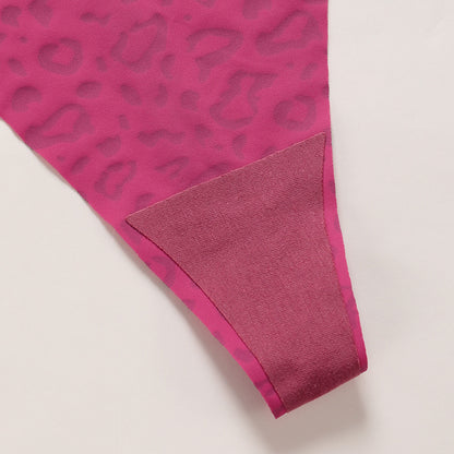 Leopard print sexy T-shaped low waist pure cotton wave bottom breathable a rope free of T-back