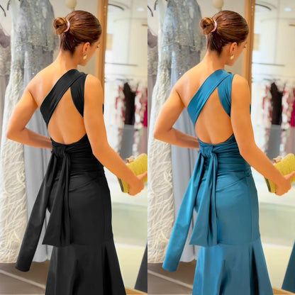 XYZ C7553 elegant tight fishtail dress