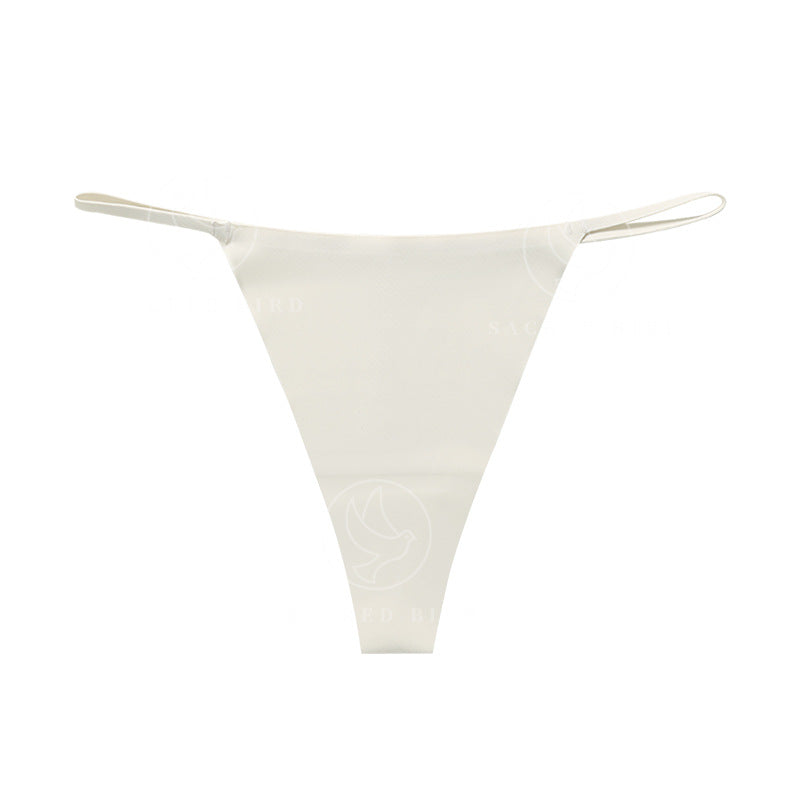 Leopard print sexy T-shaped low waist pure cotton wave bottom breathable a rope free of T-back