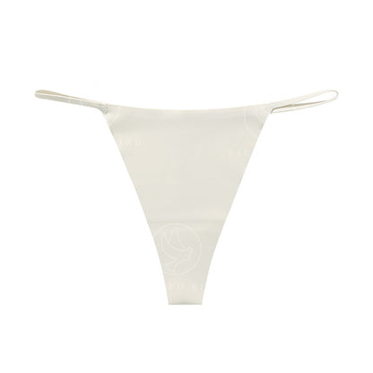 Leopard print sexy T-shaped low waist pure cotton wave bottom breathable a rope free of T-back