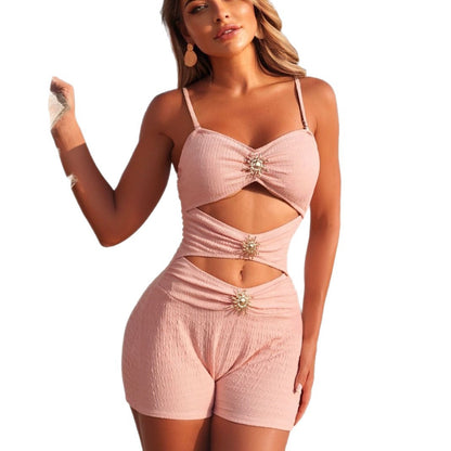 (4 days ready to ship) SY 2026 one-piece metal accessories one-piece slim fit