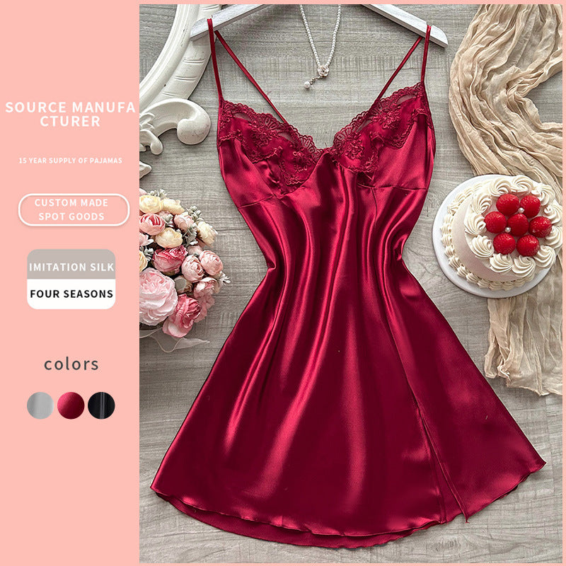 DNL sexy lingerie sexy lingerie strap pajamas