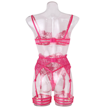 Underwear Garter embroidery body shaping two-piece suits CQX0588