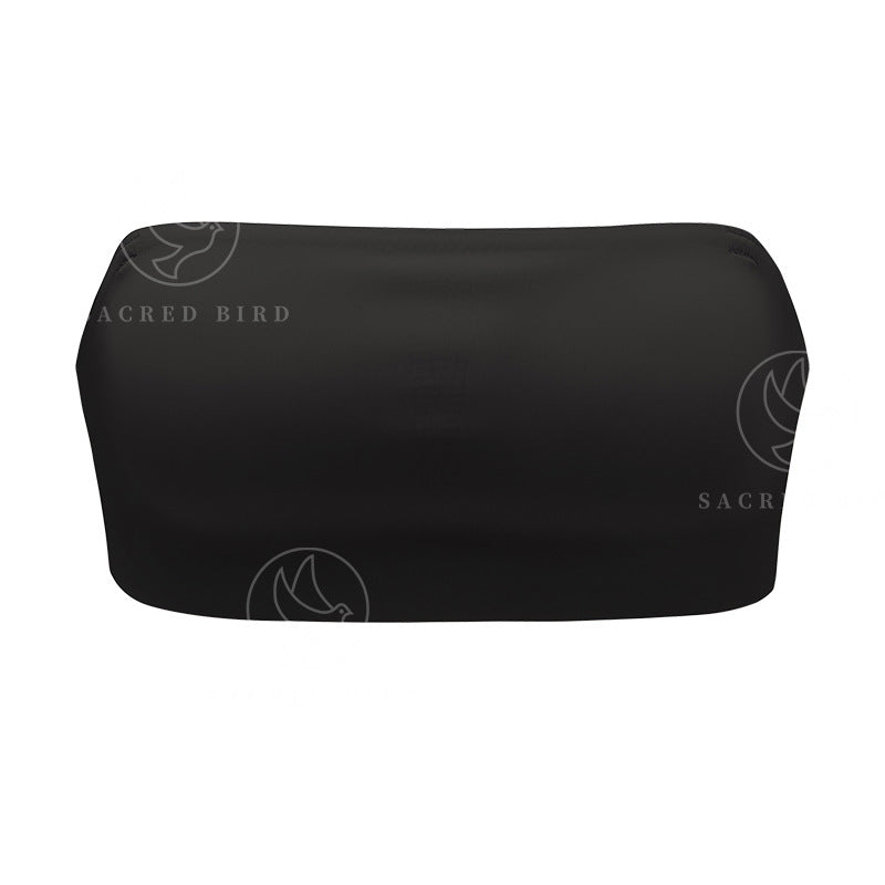 Strapless underwear non-slip band chest pad one-piece wrapped chest seamless wireless Ice Silk breathable quick-drying bra