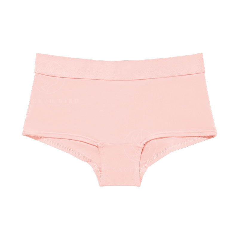 Ribbon grinding stitching cotton comfortable skin-friendly breathable sports underwear low waist plus size boxers