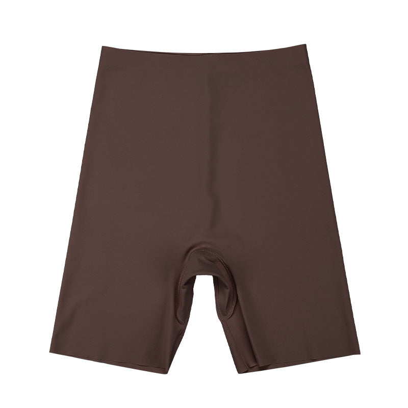 Seamless High waist hip-lift and belly shaping cotton crotch plus size underwear safety pants leggings anti-exposure sheath