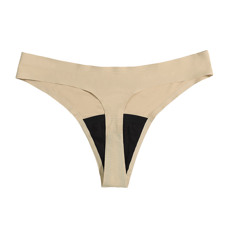 Low waist T-shaped pants menstrual panties four-layer leak-proof menstrual period sanitary panty cotton crotch pants bikini