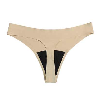 Low waist T-shaped pants menstrual panties four-layer leak-proof menstrual period sanitary panty cotton crotch pants bikini