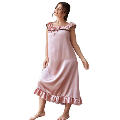 DNL dress plus-sized loose nightdress women