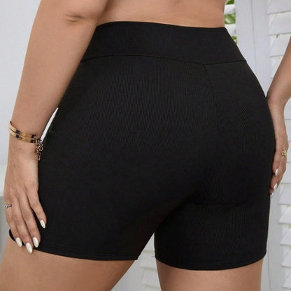 CL (L-4XL) boxer plus size Swimming trunks solid color high waist swimsuit sexy hot spring swimming trunks