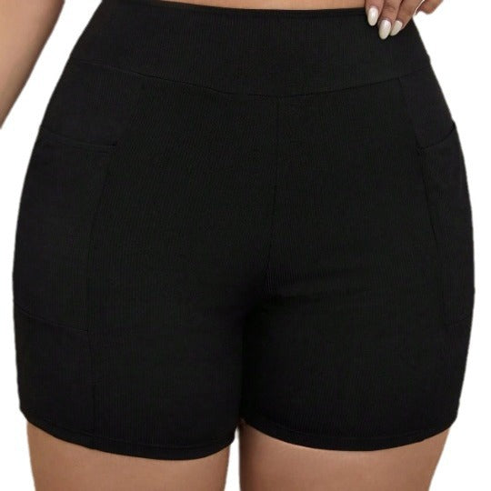 CL (L-4XL) boxer plus size Swimming trunks solid color high waist swimsuit sexy hot spring swimming trunks