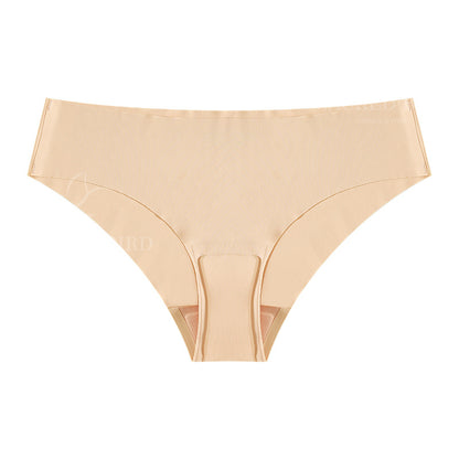 Camel toe-proof yoga anti-embarrassment Low Waist Seamless thin breathable purified cotton crotch briefs