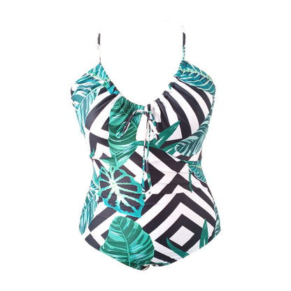 LF (L-4XL) 2026 swimsuit women's sexy multi-color printing plus size