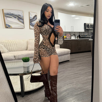 SXR K25Q91235 tight see-through jumpsuit