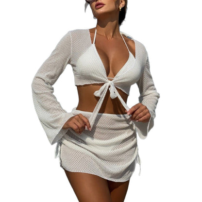 (4 days ready to ship) SY Beach ins four-piece split swimsuit