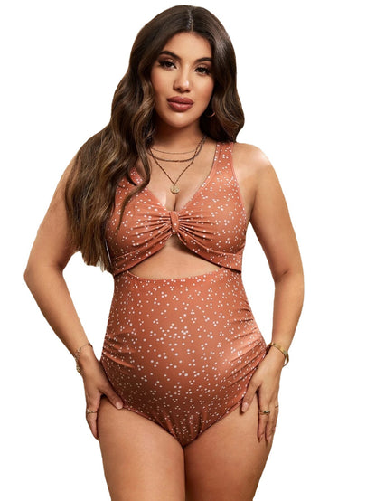 LF (S-2XL) swimwear for pregnant women one-piece floral variety