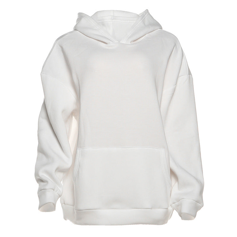 SXR fall winter fashion see-through mesh stitching long-sleeved hooded sweater for women
